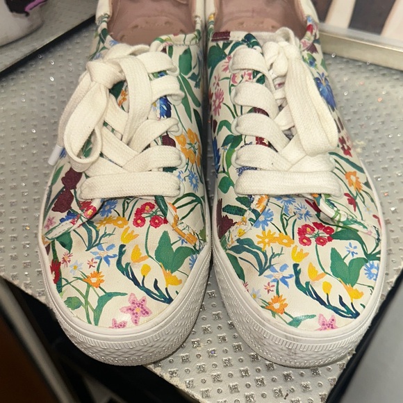 Alice + Olivia Floral Women's Sneakers EUC - Picture 5 of 6